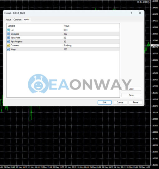 AR FOREX EA MT4 Inputs