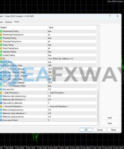Forex GOLD Investor EA MT4 Inputs 3