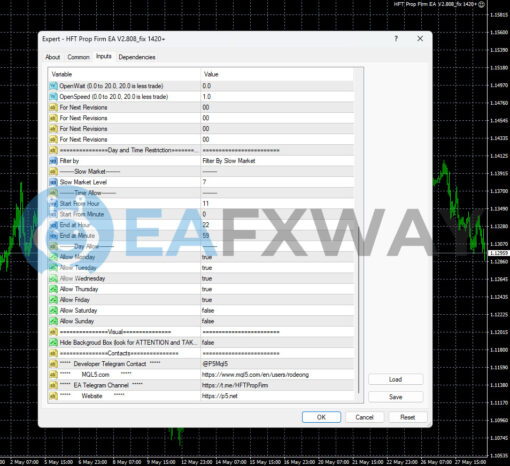 Golden Pickaxe Ea MT4 Inputs 2