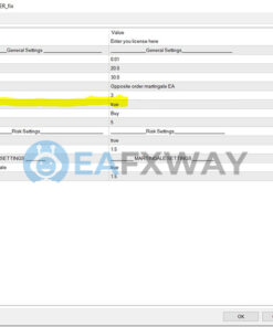 MARKET DESTROYER EA MT4 Inputs