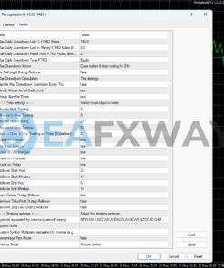 Perceptrader AI EA MT4 Inputs 2