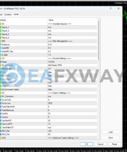 Profitable Grid Master Pro EA MT4 Inputs 1