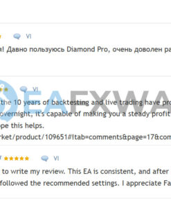 Diamond PRO EA MT4 Review on MQL5