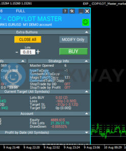 Exp COPYLOT MASTER AND COPYLOT CLIENT EA MT4 Signal