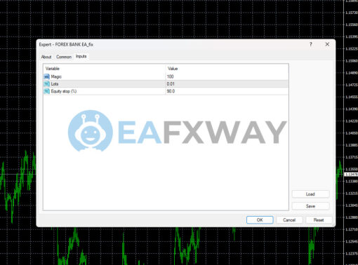 Forex Bank EA MT4 Inputs