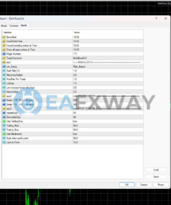 Gold Excel EA MT4 Inputs
