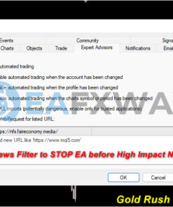 Gold Rush Pro EA MT4 Setting
