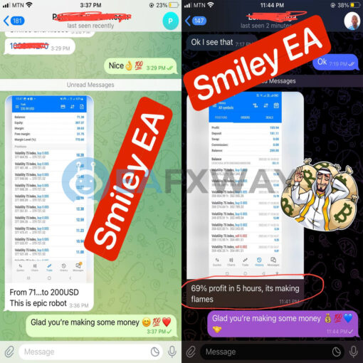 Smiley 75 EA MT5 Expert Advisor Live Signal