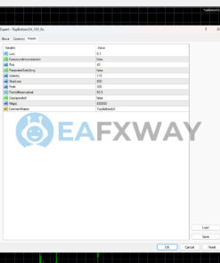 Top Bottom EA MT4 Inputs
