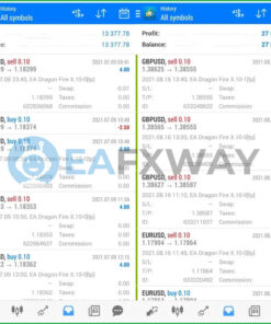 DRAGON FIRE X10 Source Code MQ4 Review Live Signal