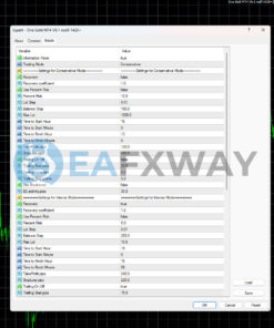 One Gold EA MT4 Inputs 1